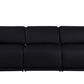 Global United Furniture Sofa Modular 3-Power Sofa / Black Global United 1126 - Divanitalia Modular 3-Power Reclining Sofa