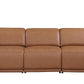 Global United Furniture Sofa Modular 3-Power Sofa / Cognac Global United 1126 - Divanitalia Modular 3-Power Reclining Sofa