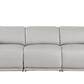 Global United Furniture Sofa Modular 3-Power Sofa / Light Gray Global United 1126 - Divanitalia Modular 3-Power Reclining Sofa