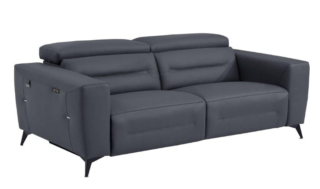 Global United Furniture Sofa Sofa / Dark Gray Global United 989 - Divanitalia Power Reclining Sofa
