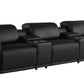 Global United Furniture Sofa Sofa | Row of 3 / Black Global United 1126 - Divanitalia 5PC Power Reclining Sofa