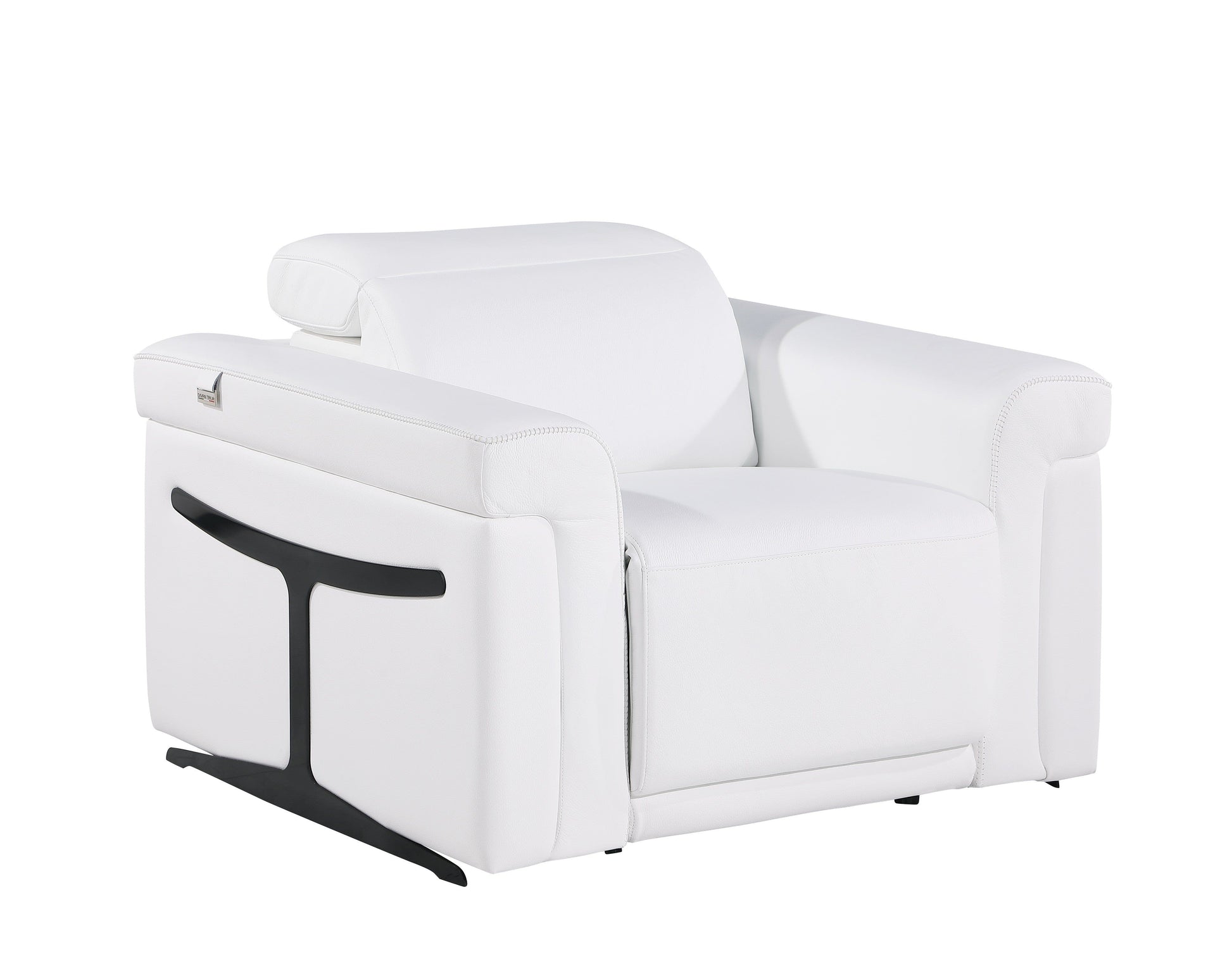 Global United Furniture Sofa Sofa / White Global United 1126 - Divanitalia Power Reclining Armchair