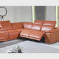 Global United 9762 - Divanitalia 3-Power Reclining 6PC Sectional w/ 1-Console