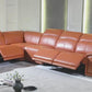 Global United 9762 - Divanitalia Power Reclining 7PC Sectional w/ 1-Console