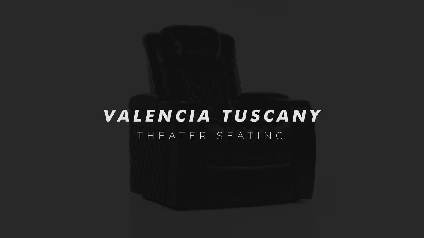 Valencia Tuscany Single Home Theater Seating Elite Theater Seating