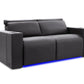 Valencia Theater Seating Sofa Row of 2 - Loveseat | Width: 58" Height: 35.5" Depth: 41.5" / Charcoal Grey Valencia Barcelona Home Theater Seating